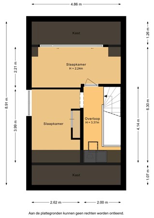 Floorplan - Emile Hullebroeckstraat 41D, 3543 BZ Utrecht